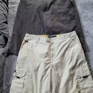 2 PAIR MENS SHORTS LG ORIGINAL AND ONEILL SIZE 36